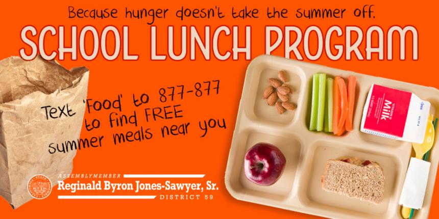 School Lunch Program: Because Hunger Doesn't Take the Summer Off